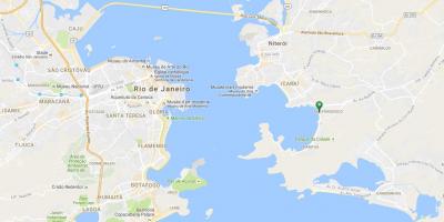 Mappa di spiaggia di São Francisco