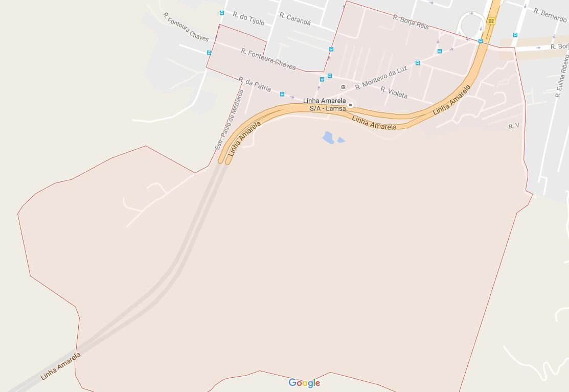 Mappa di Água Santa
