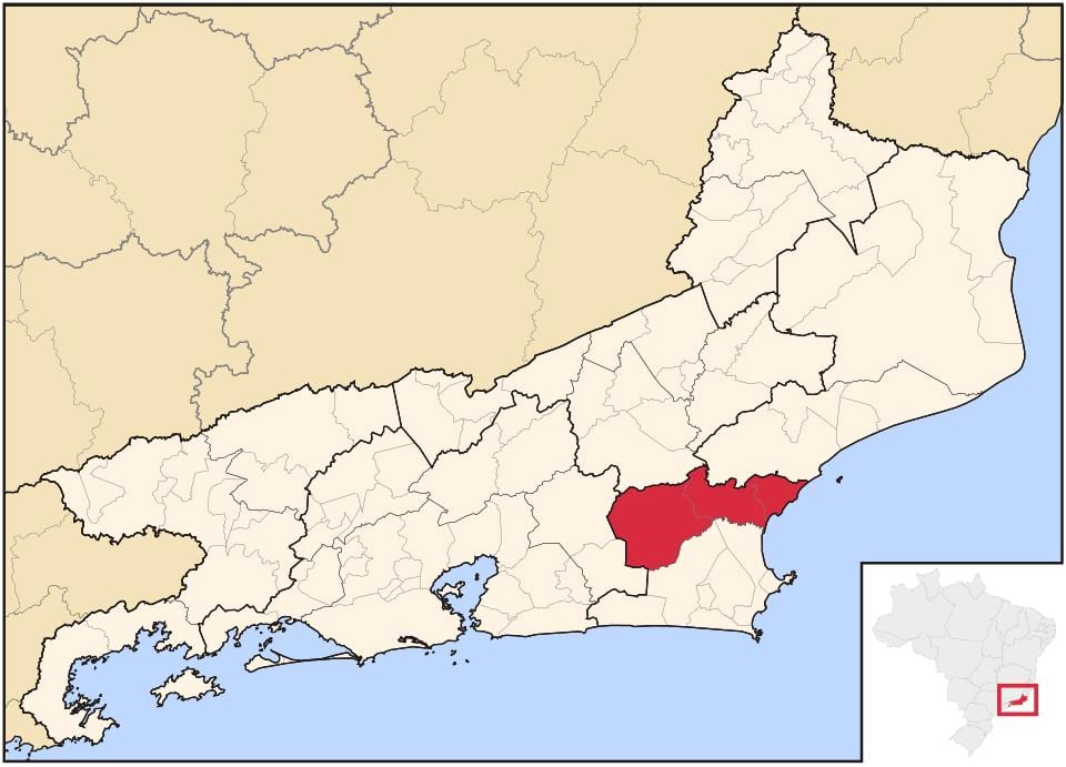 Mappa di Bacia de São João
