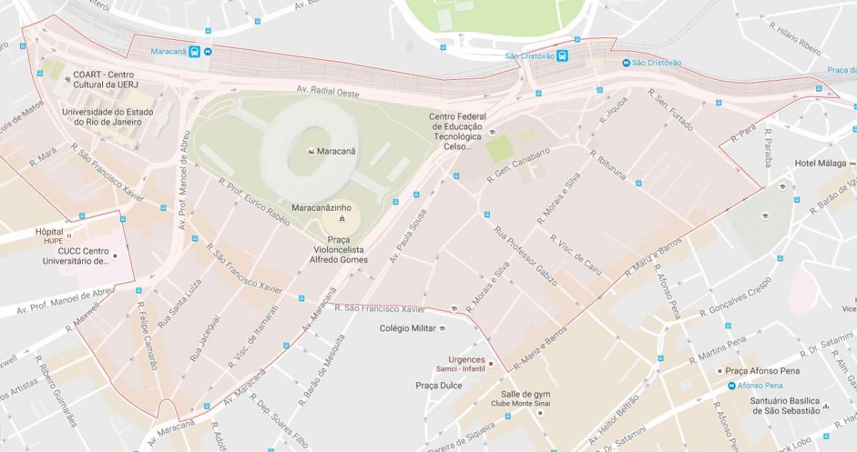 Mappa di bairro Maracanã