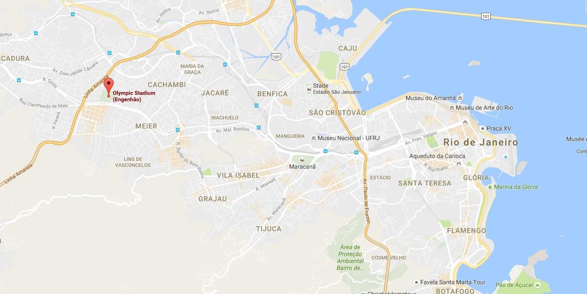 Mappa di Engenhão