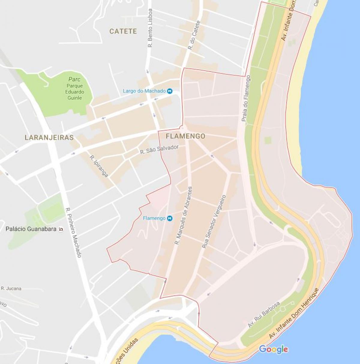 Mappa di Flamengo