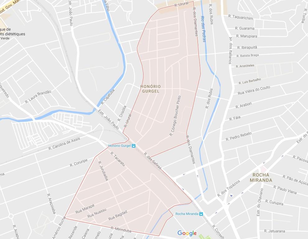 Mappa di Honório Gurgel
