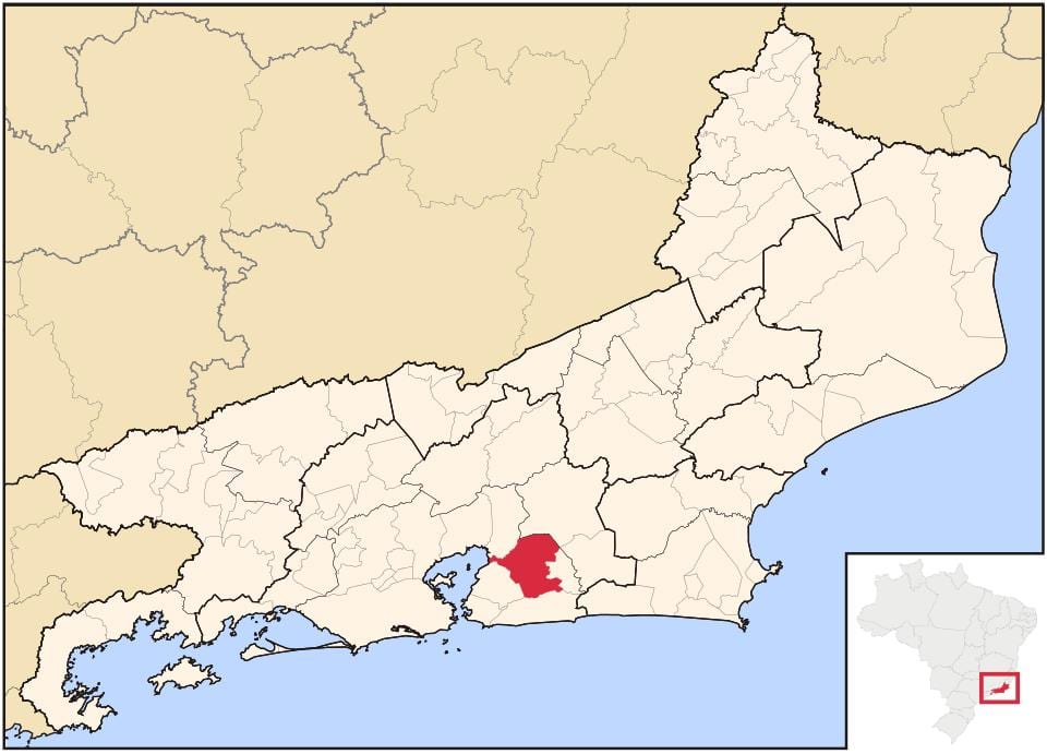 Mappa di Itaboraí