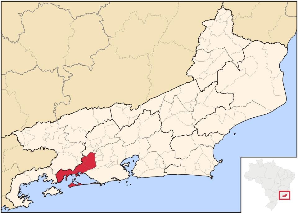 Mappa di Itaguaí
