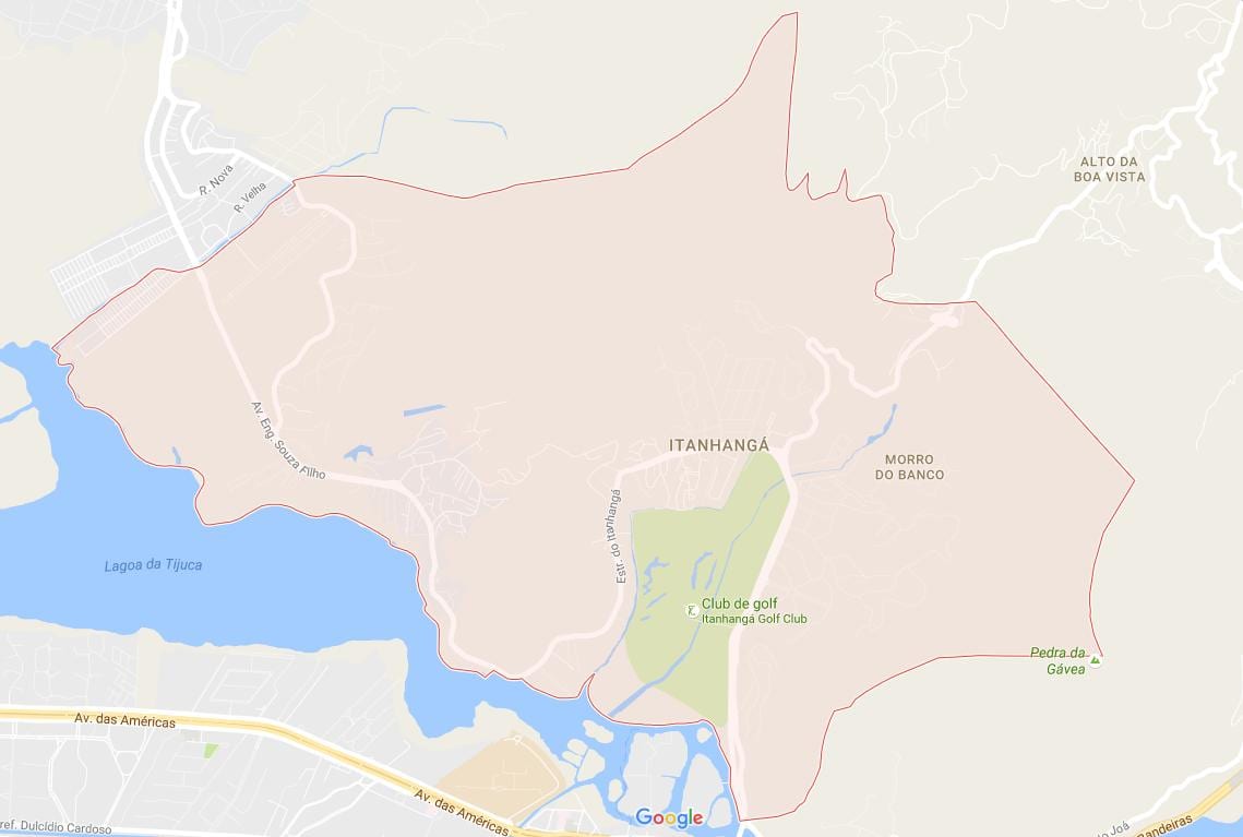 Mappa di Itanhangá