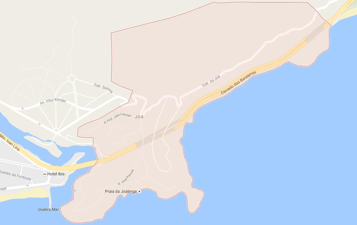 Mappa di Joá