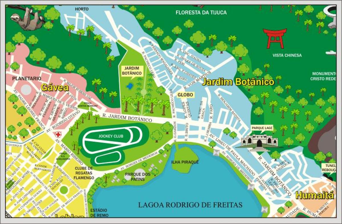 Mappa del Jockey Club Brasileiro