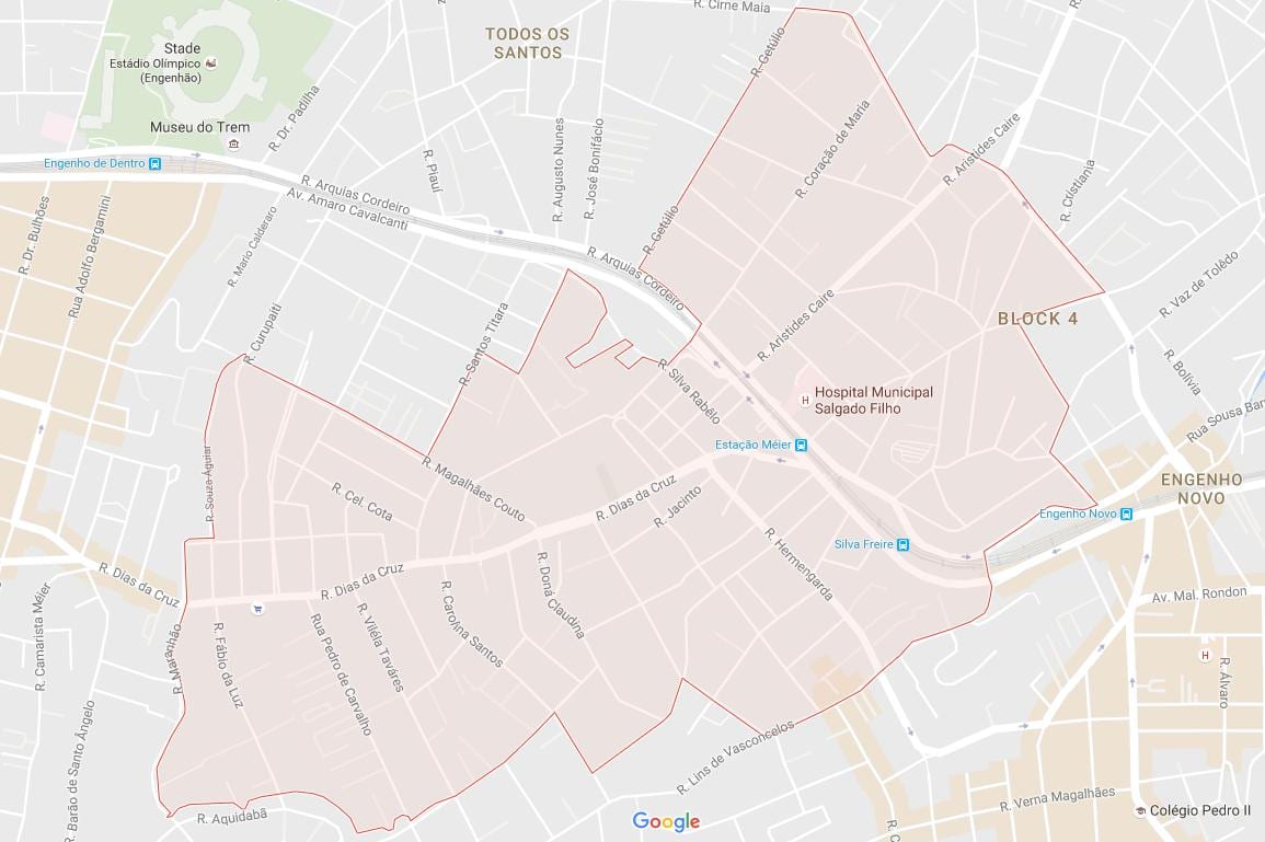 Mappa di Méier