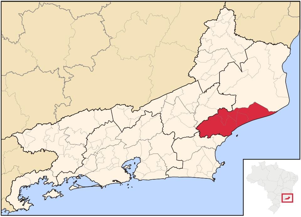 Mappa di Macaé