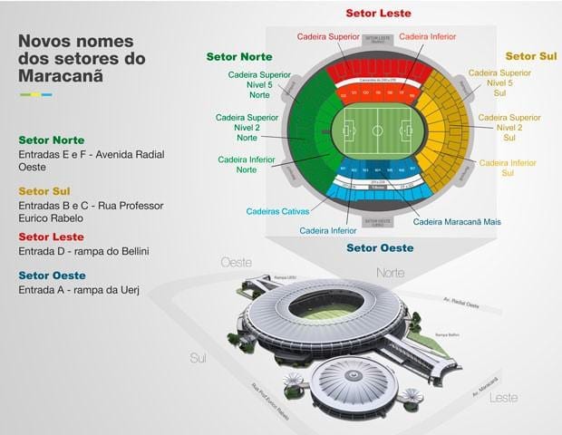 Mappa di Maracanã
