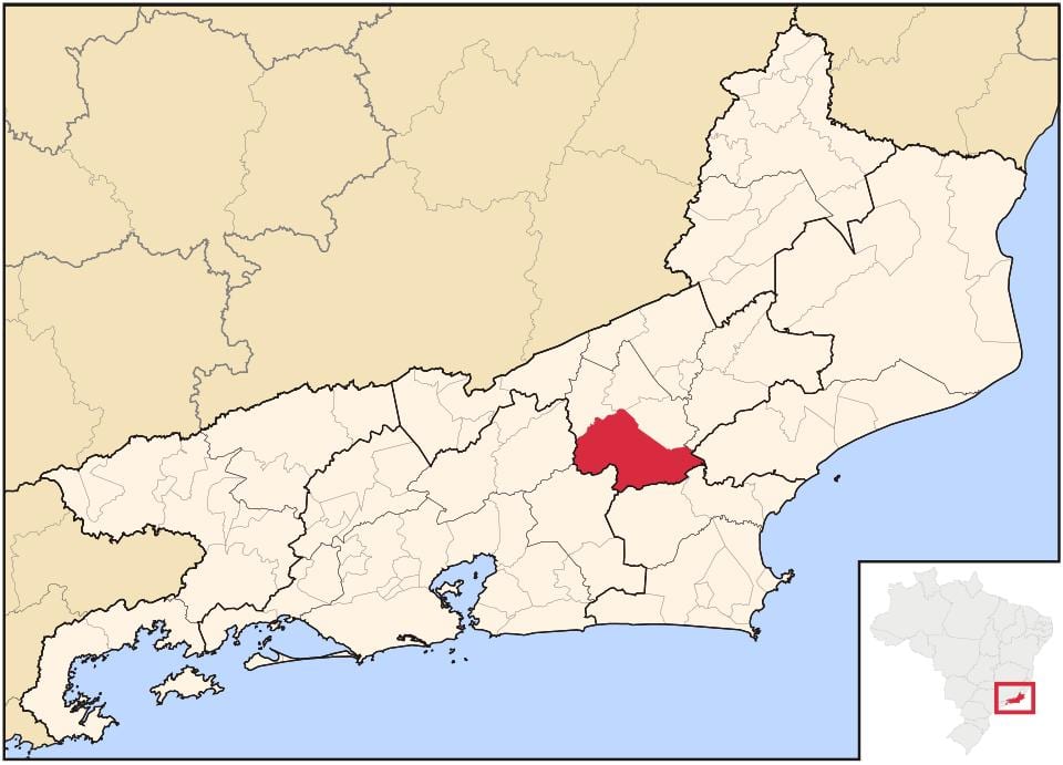 Mappa di Nova Friburgo