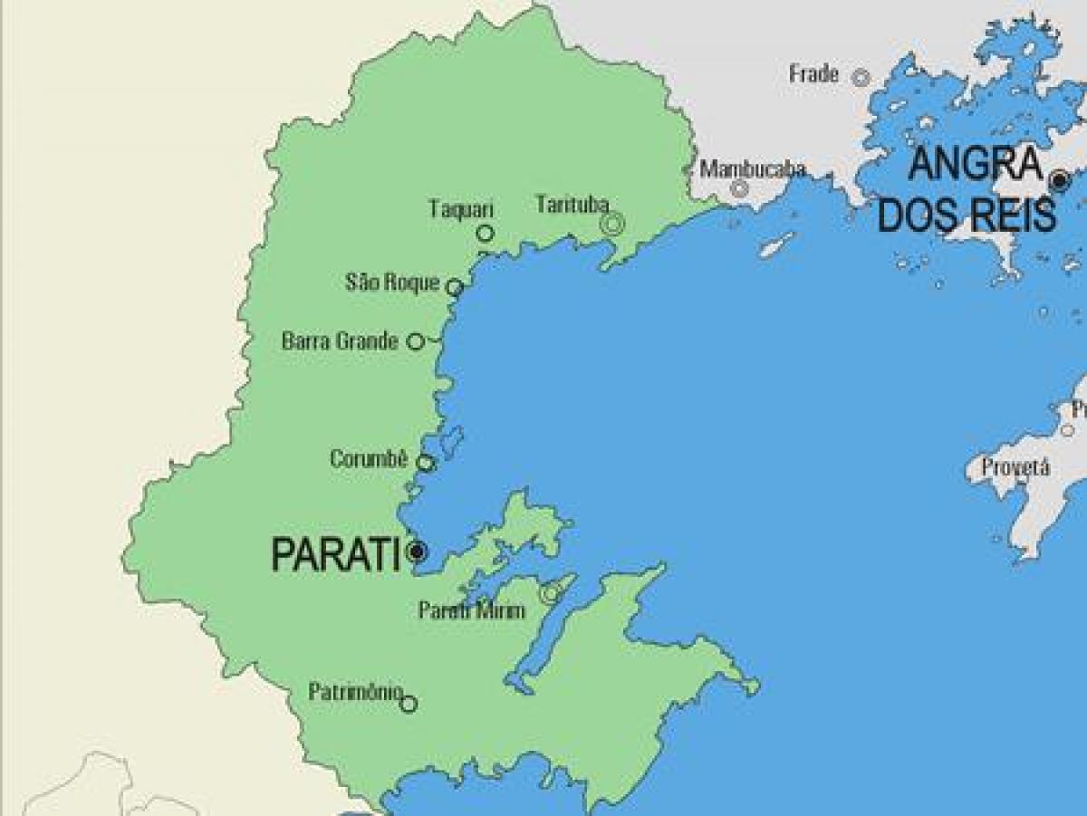 Mappa del comune Parati