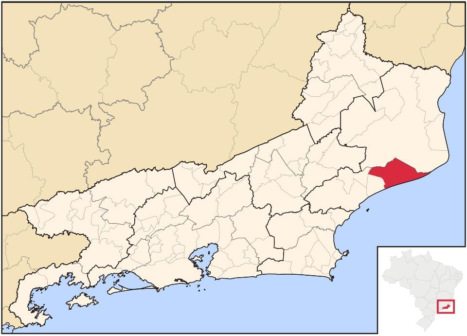 Mappa di Quissamã