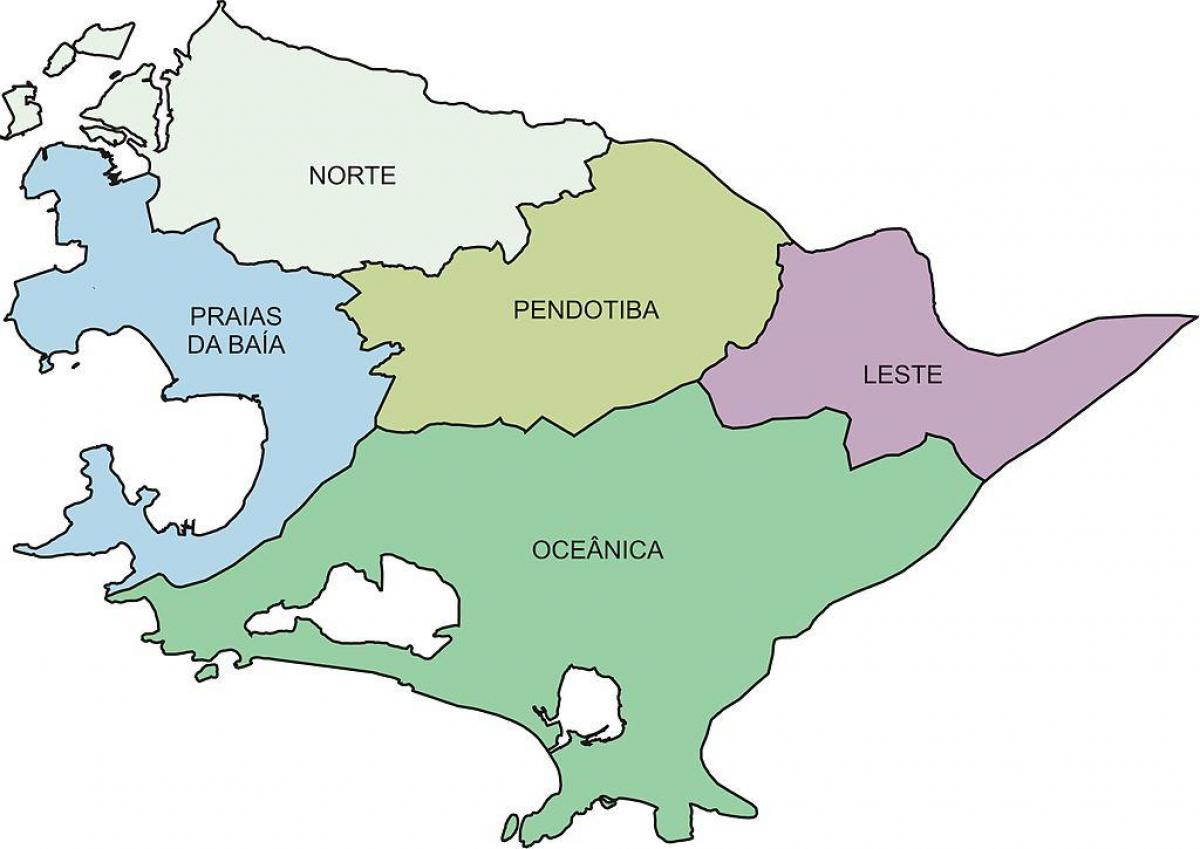 Mappa di Regioni Niterói