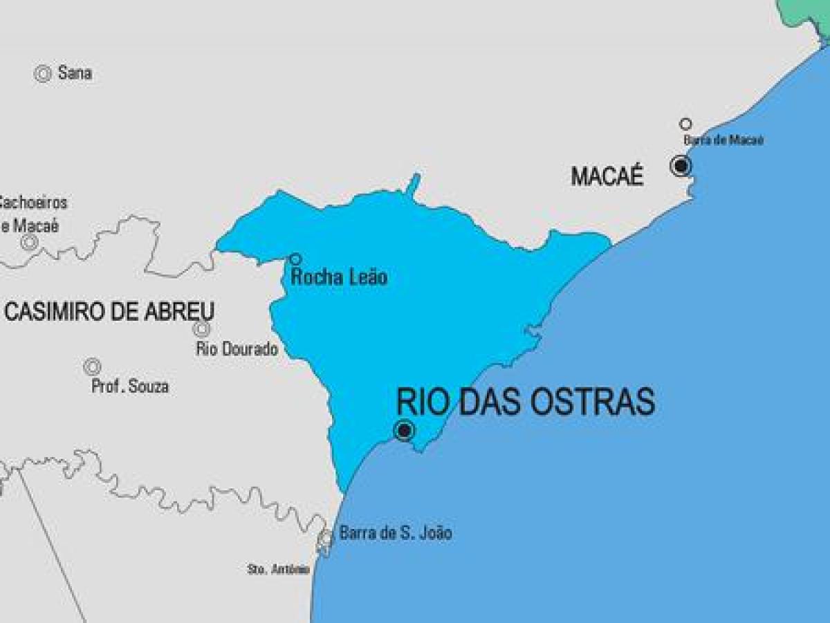 Mappa di Rio de Janeiro comune