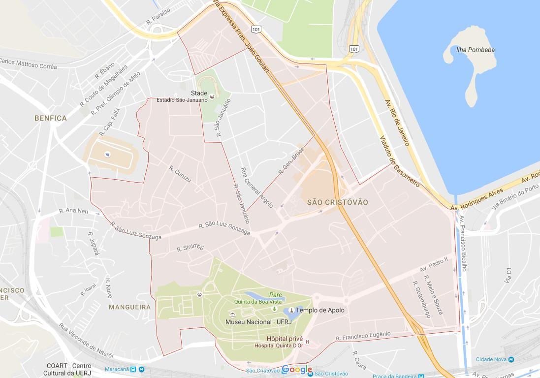 Mappa di São Cristóvão