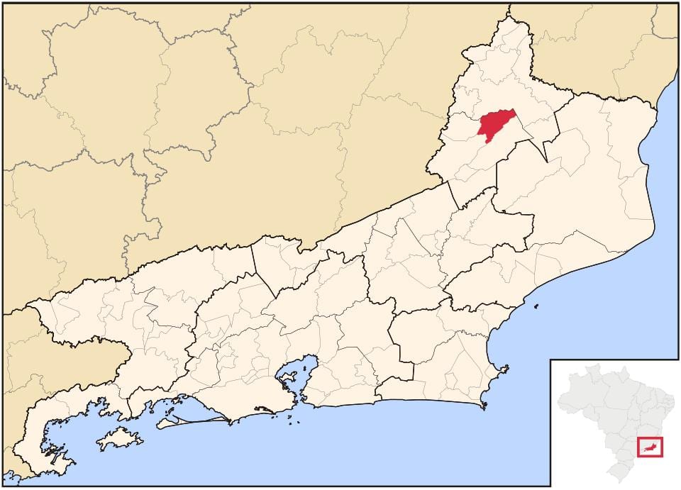 Mappa di São José de Ubá