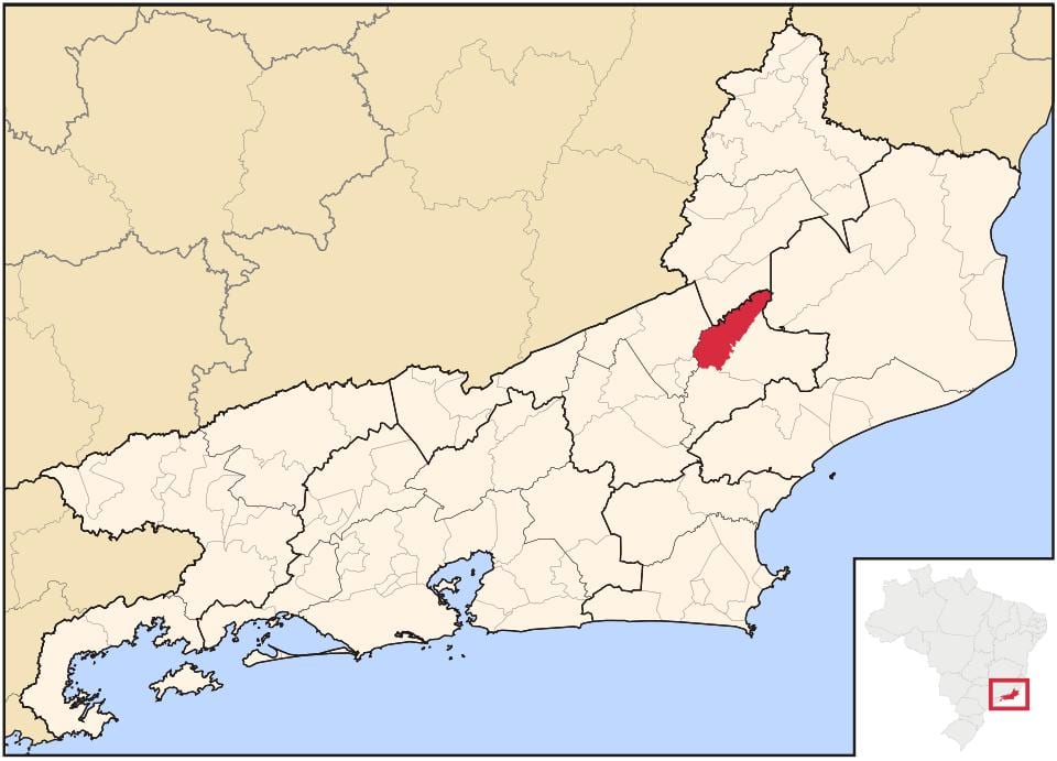 Mappa di São Sebastião do Alto