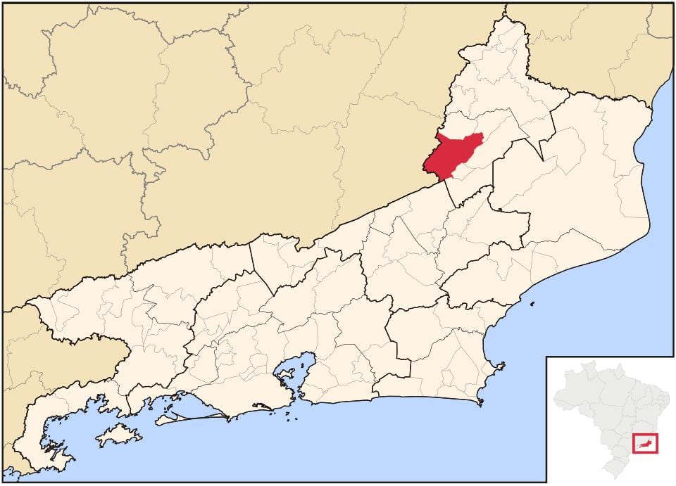 Mappa di Santo Antônio de Pádua