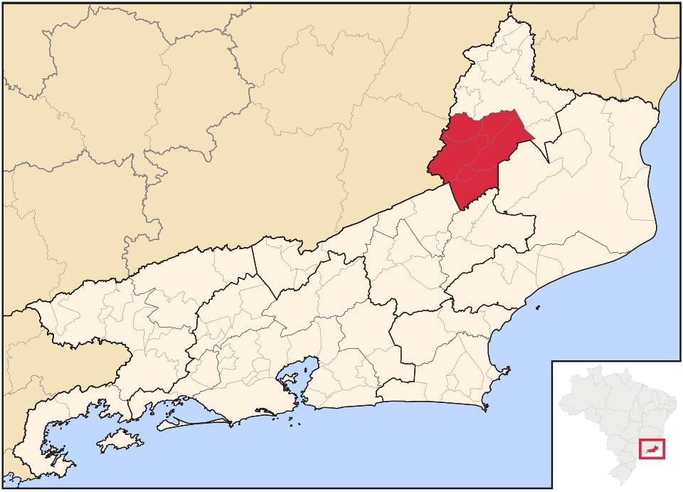 Mappa di Santo Antônio de Pádua
