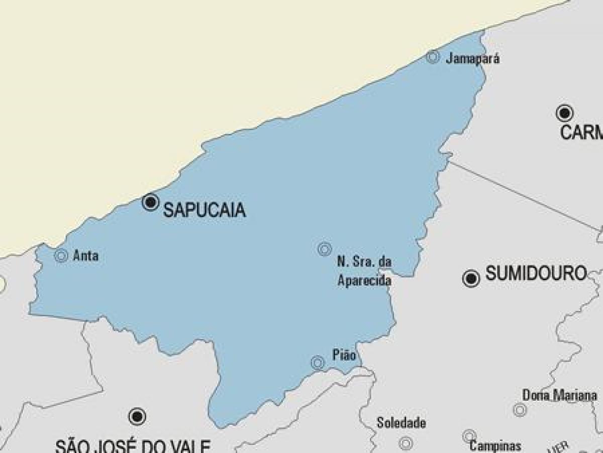 Mappa di Sapucaia comune