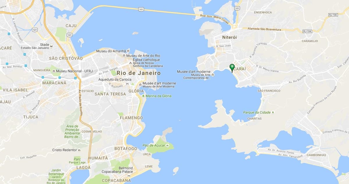 Mappa di spiaggia di Icaraí