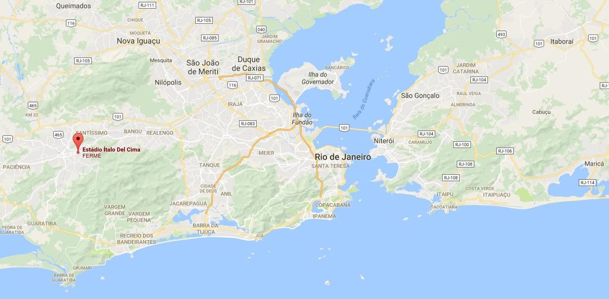 Mappa di stadio Ítalo del Cima