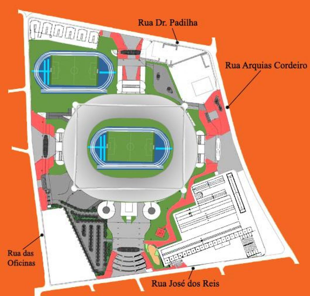 Mappa di stadio Engenhão