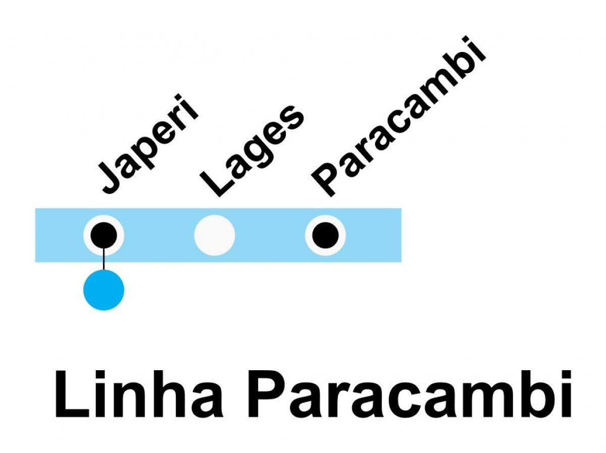 Mappa di SuperVia - Line Paracambi