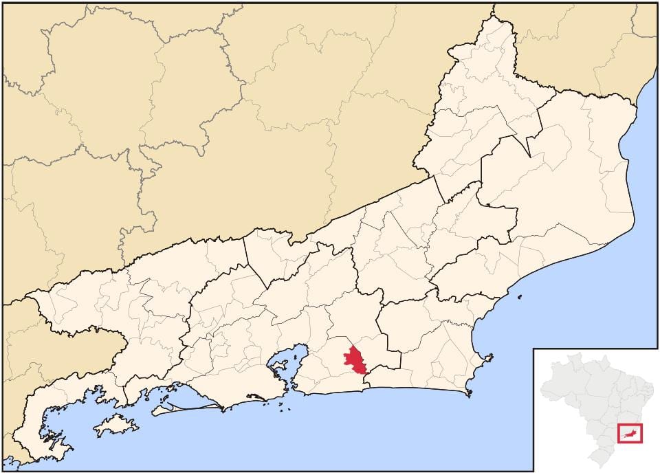 Mappa di Tanguá