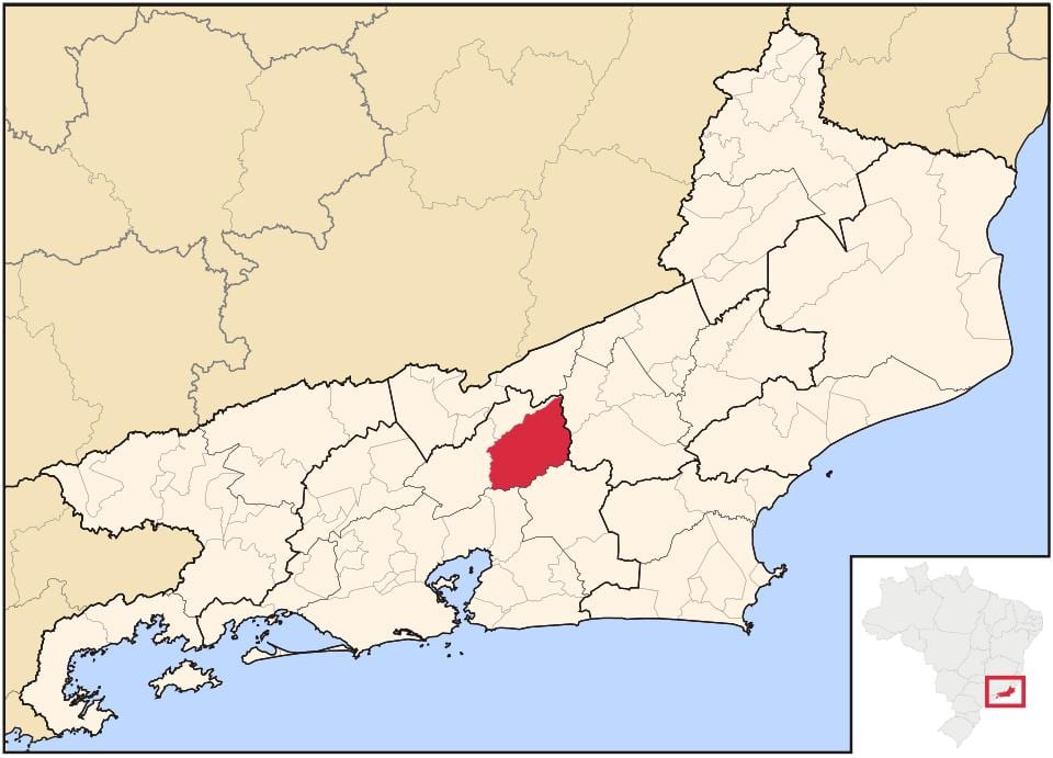 Mappa di Teresópolis