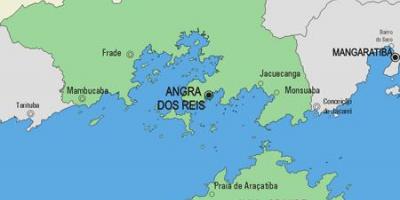 Mappa di Angra dos Reis comune