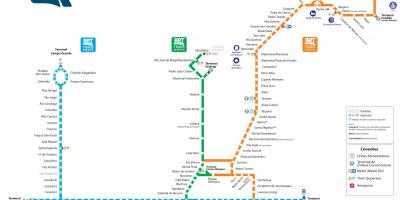 Mappa di BRT Rio de Janeiro