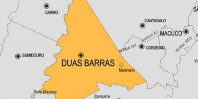 Mappa di Duas Barras comune