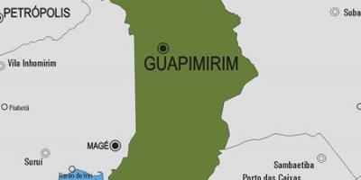 Mappa del comune Guapimirim