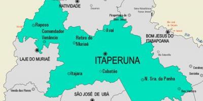 Mappa di Itaperuna comune