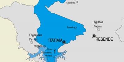 Mappa di Itatiaia comune