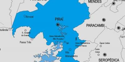 Mappa del comune Piraí