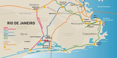 Mappa di Rio Arena posizione