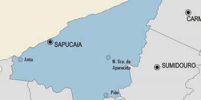 Mappa di Sapucaia comune