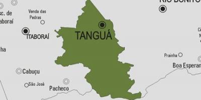 Mappa di Tanguá comune